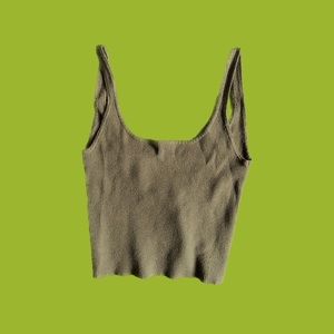 Sage Square-neck Tank